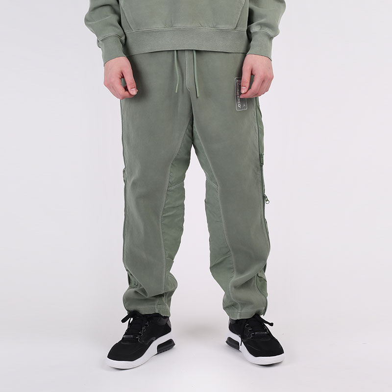 мужские зеленые брюки Jordan 23 Engineered Fleece Trousers CT2918-313 - цена, описание, фото 2
